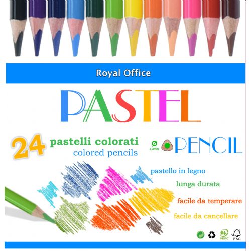 PASTELLI ROYAL OFFICE PASTEL 24 3,3 MINA